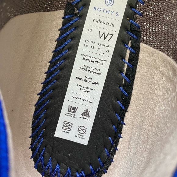 RETIRED Rothy flats in twilight metallic - Picture 9 of 9